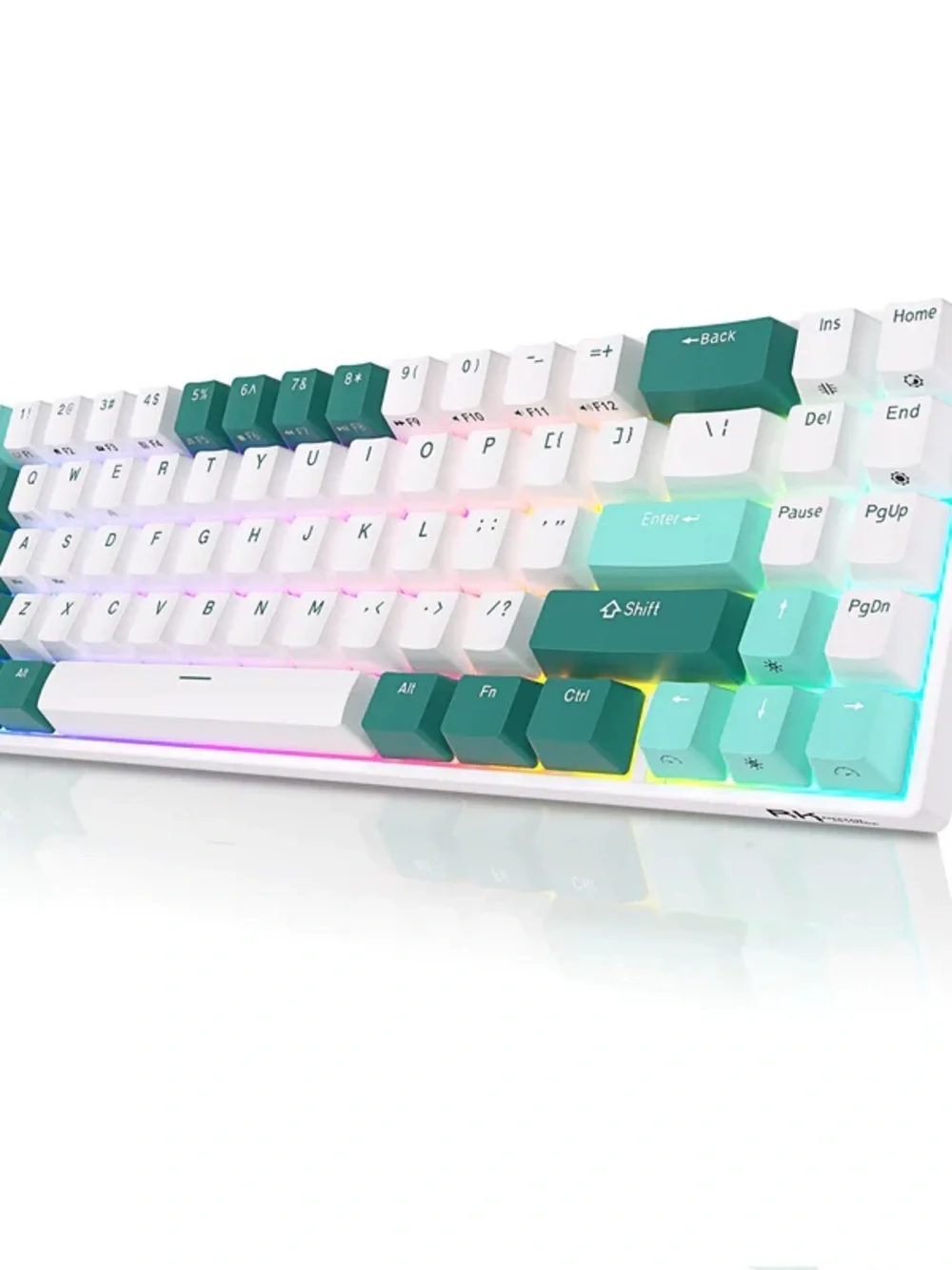 RK ROYAL KLUDGE RK71 Mechanical Gaming Keyboard - 70% Layout Compact Keyboard